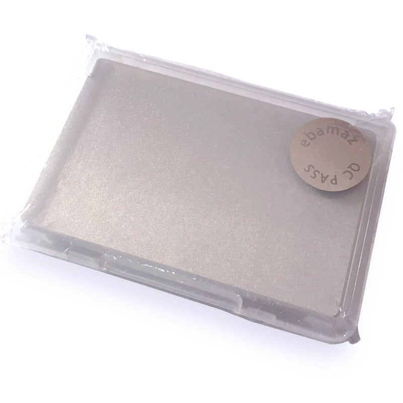 Ebamaz Sublimation Print Metal Business Cards Tablet Thick 86X54mm Pack of 10PCS (Aluminum 0.45mm Thickness, Pearled Golden, Blank) - Image 3